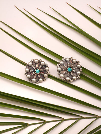 Sangeeta Boochra Silver Earrings-Earrings-Sangeeta Boochra