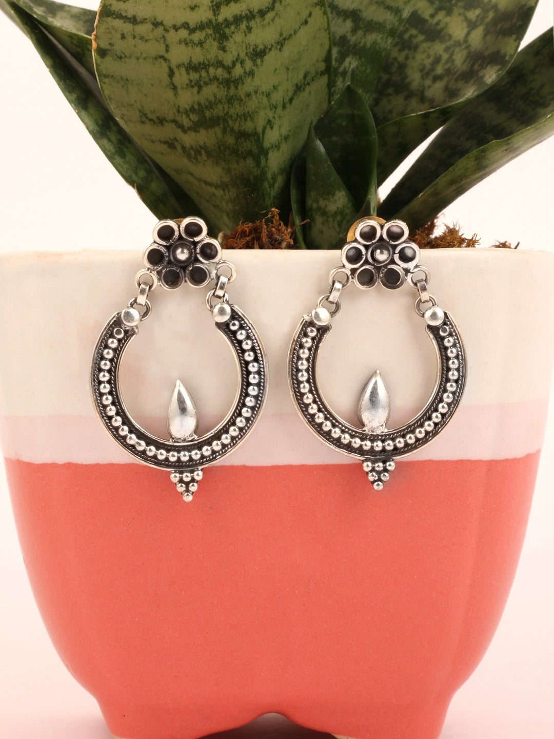 Sangeeta Boochra Silver Earrings-Earrings-Sangeeta Boochra