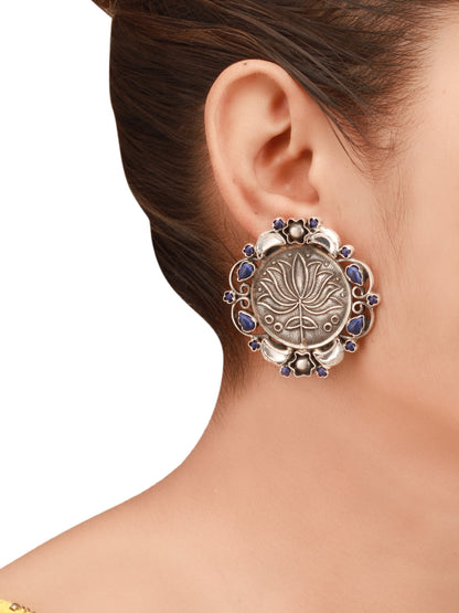 Sangeeta Boochra Silver Earrings-Earrings-Sangeeta Boochra