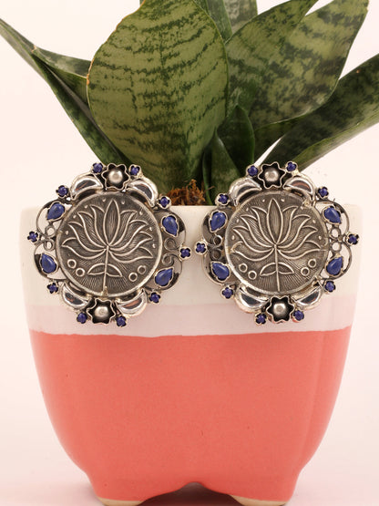 Sangeeta Boochra Silver Earrings-Earrings-Sangeeta Boochra