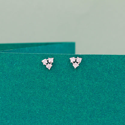 Silver Party Wear Studs