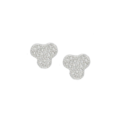 Sangeeta Boochra 925 Sterling Silver CZ Stud Earrings