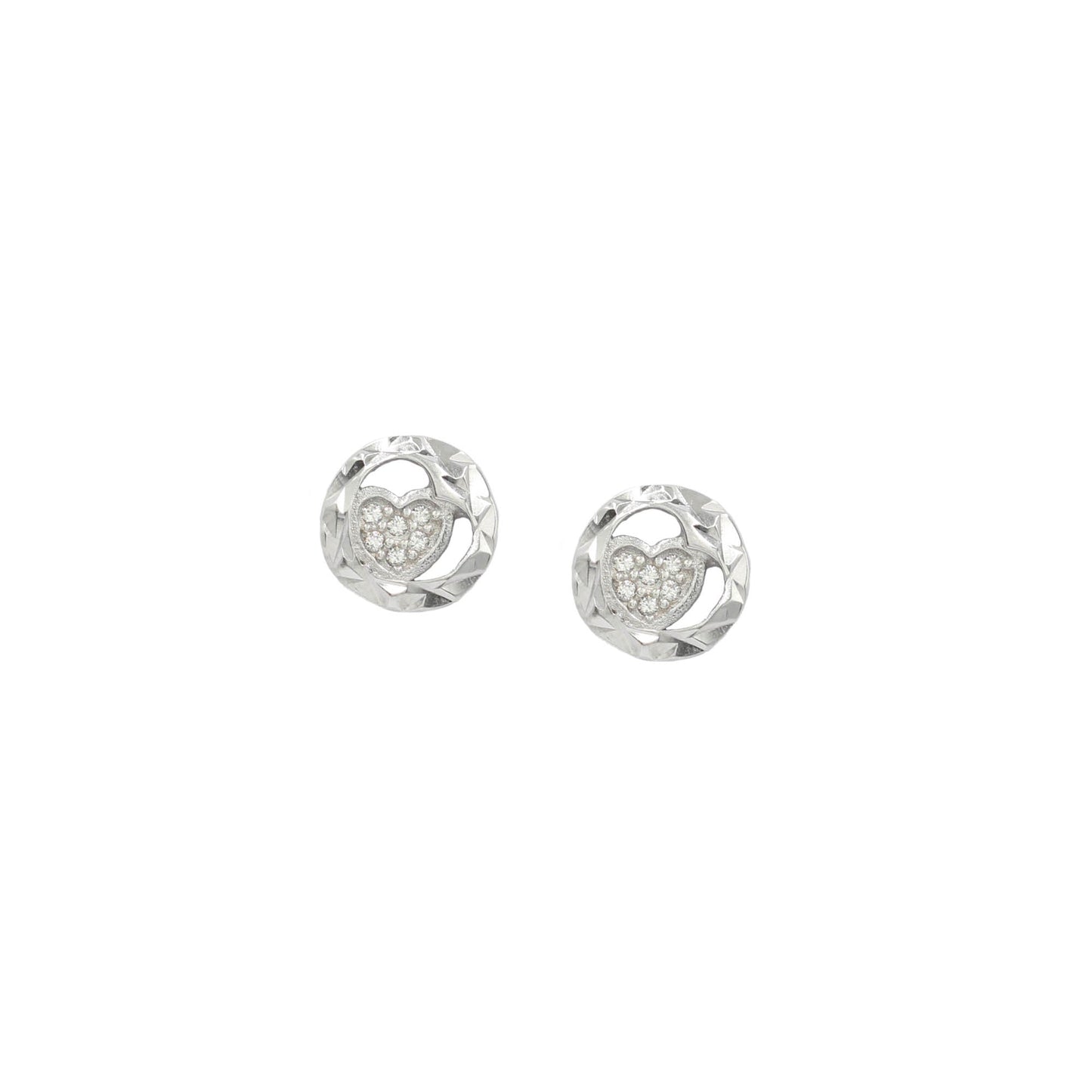 Sangeeta Boochra 925 Sterling Silver CZ Stud Earring