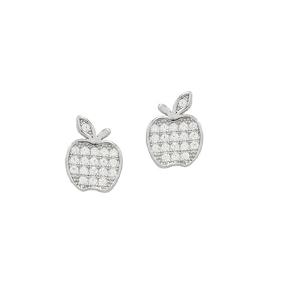 Sangeeta Boochra 925 Sterling Silver CZ Stud Earring