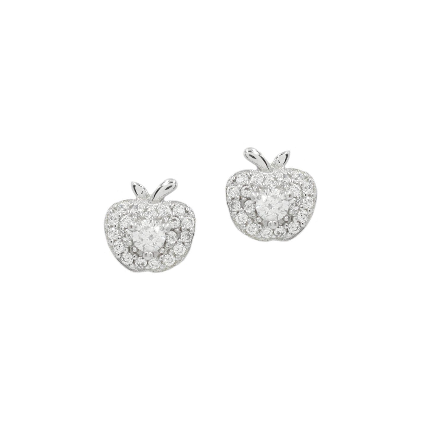 Sangeeta Boochra 925 Sterling Silver CZ Stud Earring