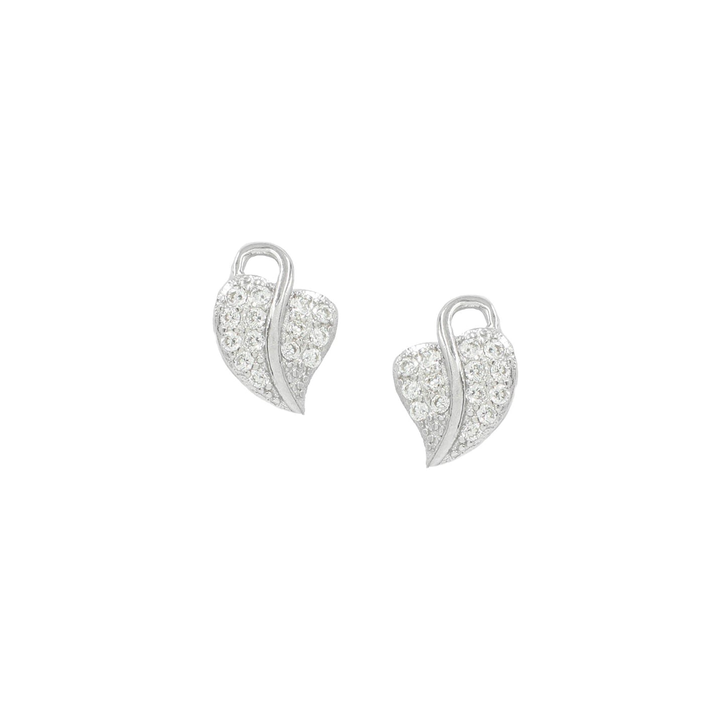 Sangeeta Boochra 925 Sterling Silver CZ Stud Earring