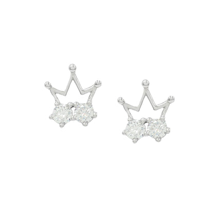 Sangeeta Boochra 925 Sterling Silver Jewelry Circular Cubic Zirconia CZ Stud Earring