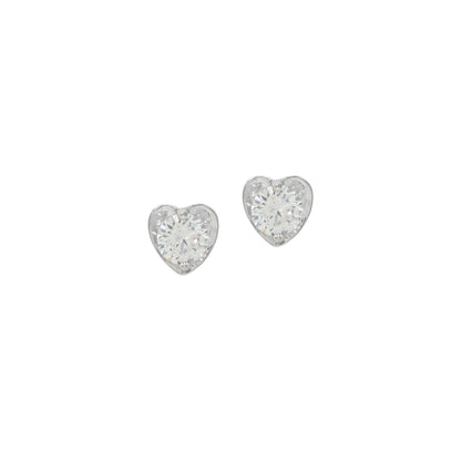 Sangeeta Boochra 925 Sterling Silver Jewelry Circular Cubic Zirconia CZ Stud Earring