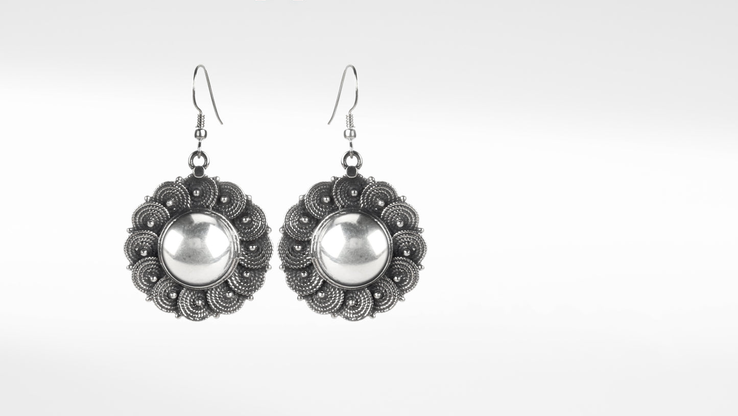 Sangeeta Boochra Silver Earrings