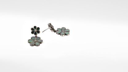 Sangeeta Boochra Silver Earrings Studded With Glass Stone