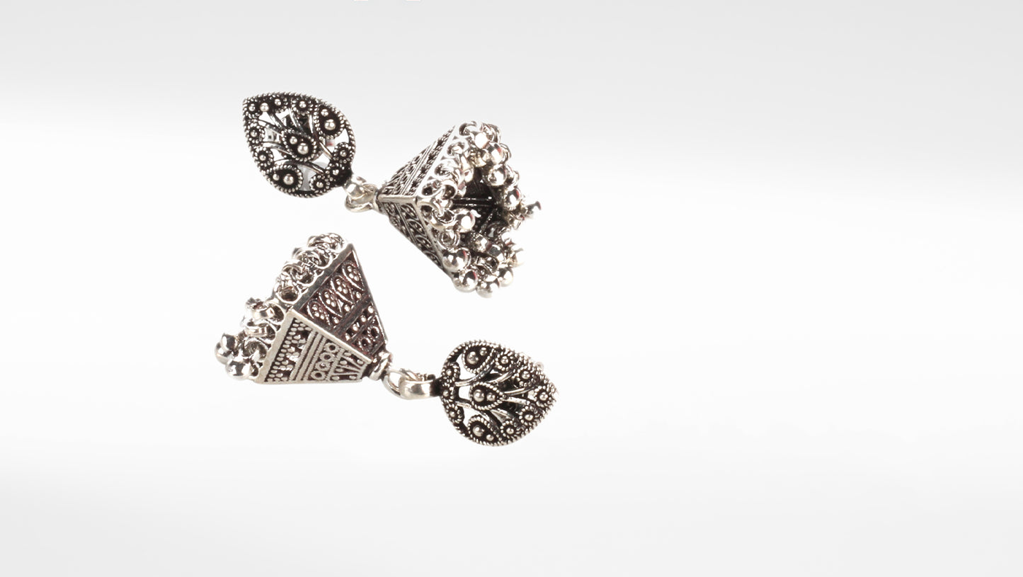 Sangeeta Boochra Silver Earrings