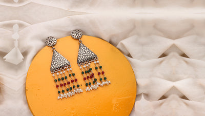 Sangeeta Boochra Silver Earrings
