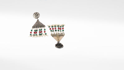 Sangeeta Boochra Silver Earrings