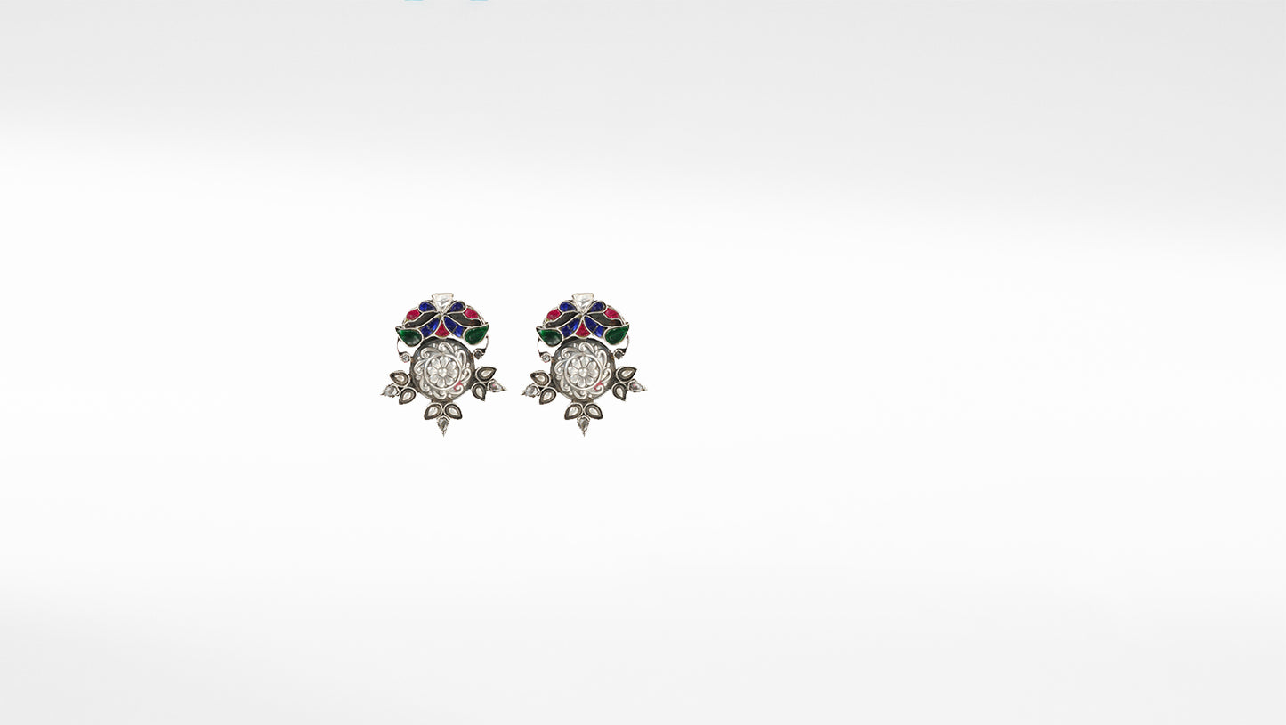 Sangeeta Boochra Silver Earrings