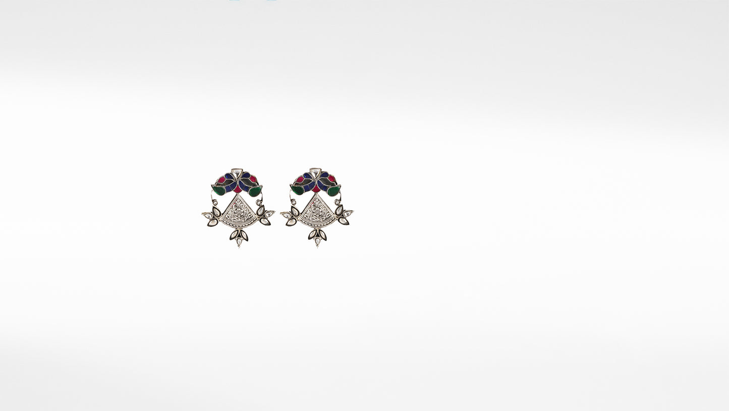 Sangeeta Boochra Silver Earrings