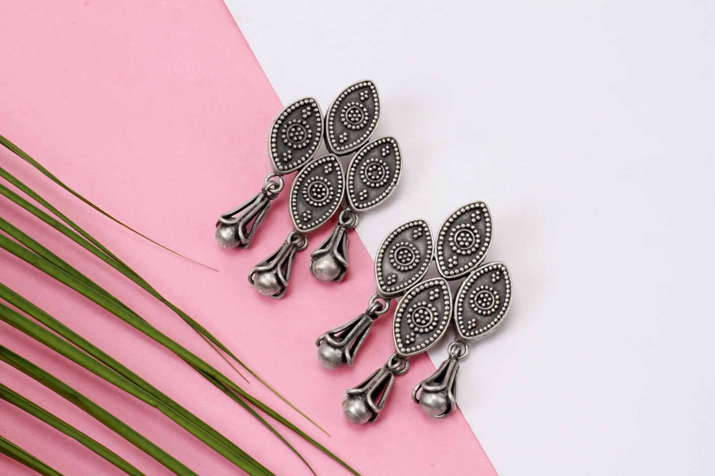 Anantaya - Silver Handcrafted Earring-Earrings-Sangeeta Boochra