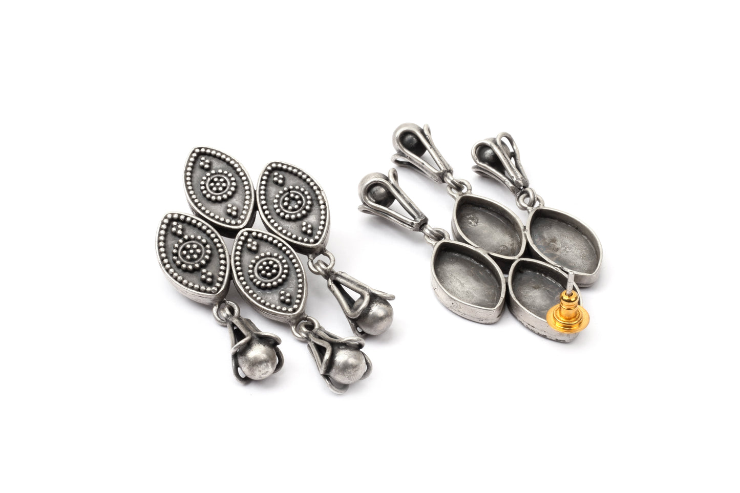 Anantaya - Silver Handcrafted Earring-Earrings-Sangeeta Boochra