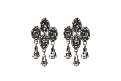Anantaya - Silver Handcrafted Earring-Earrings-Sangeeta Boochra