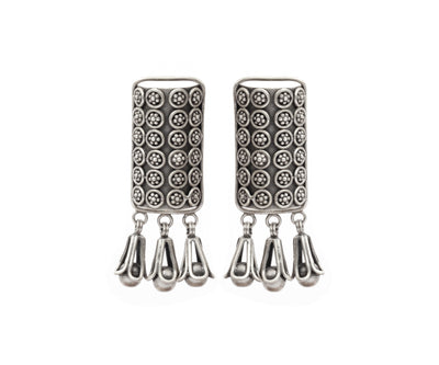 Anantaya - Silver Handcrafted Earring-Earrings-Sangeeta Boochra