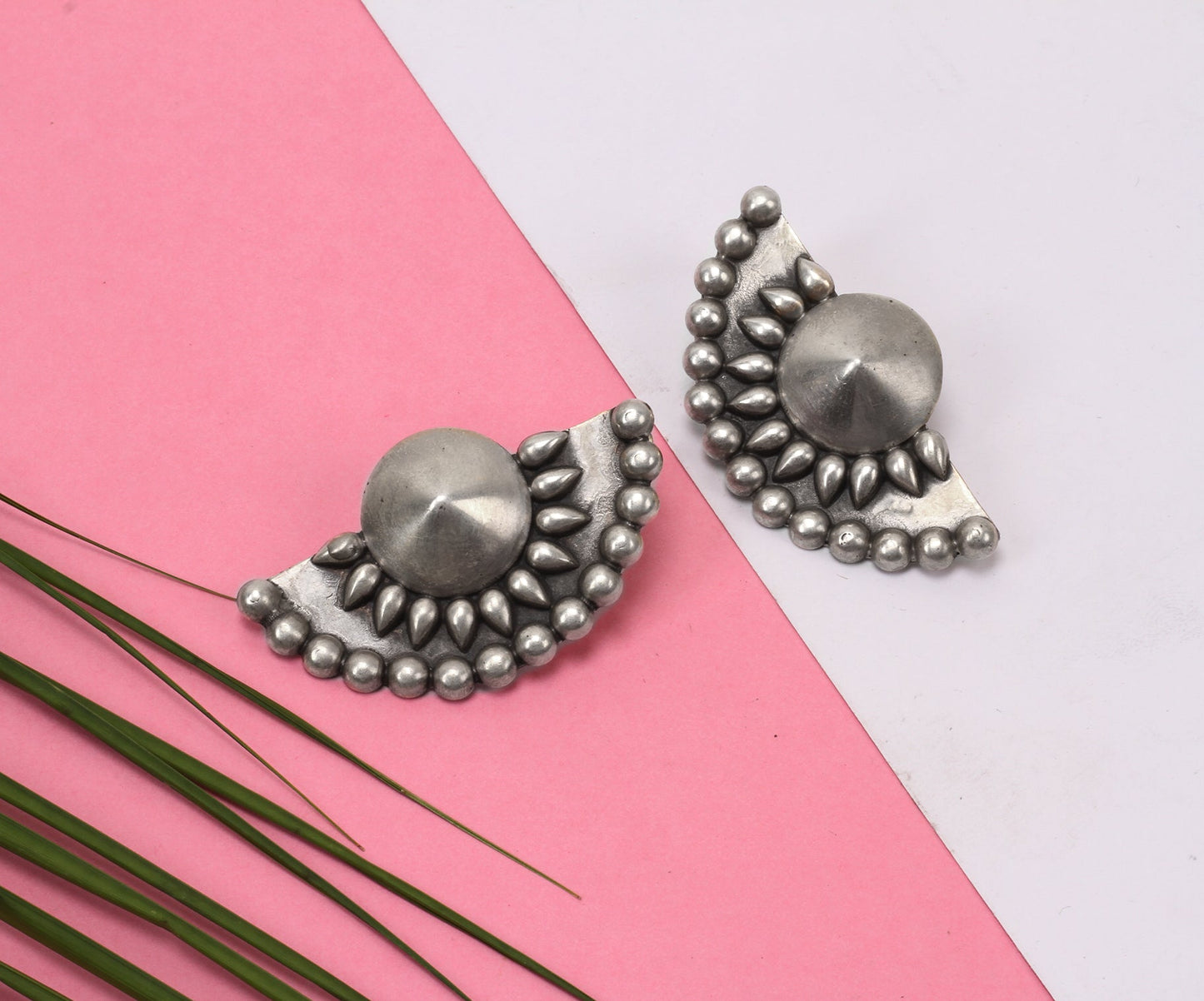 Anantaya - Silver Handcrafted Earring-Earrings-Sangeeta Boochra