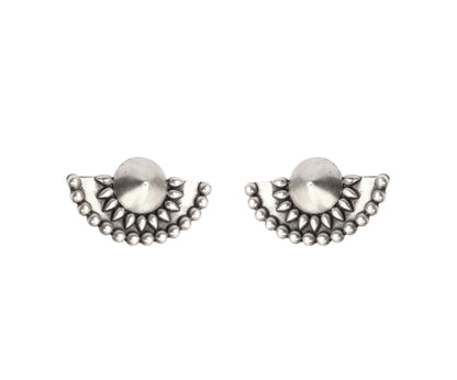 Anantaya - Silver Handcrafted Earring-Earrings-Sangeeta Boochra