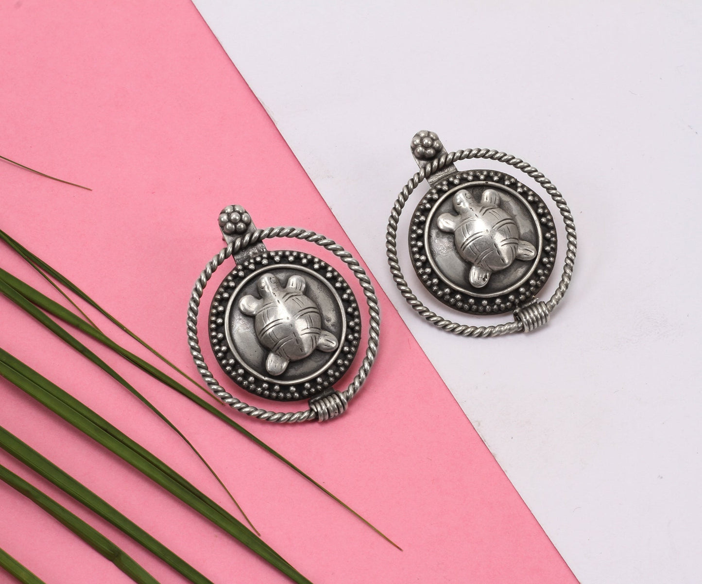 Anantaya - Silver Handcrafted Earring-Earrings-Sangeeta Boochra