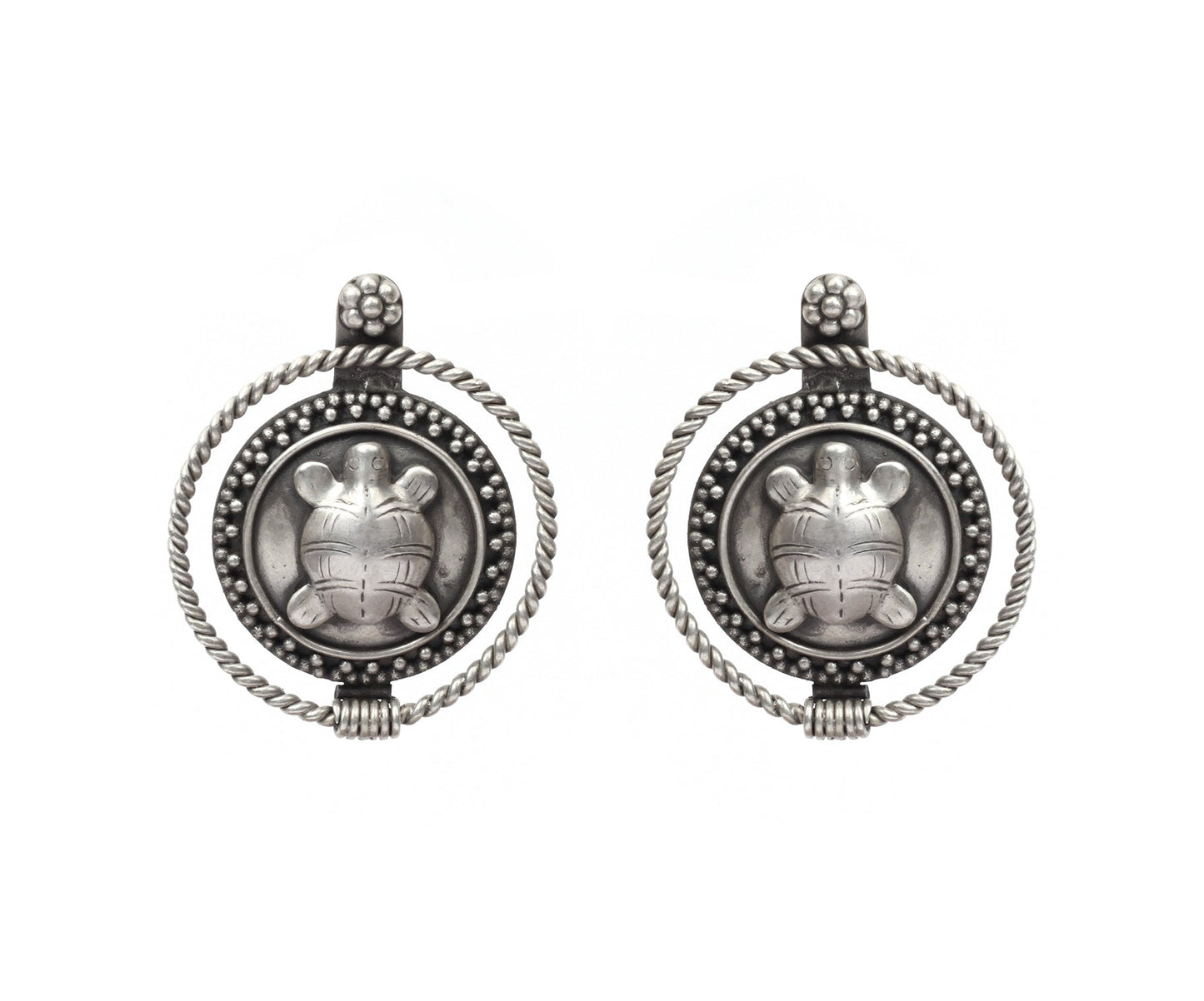 Anantaya - Silver Handcrafted Earring-Earrings-Sangeeta Boochra