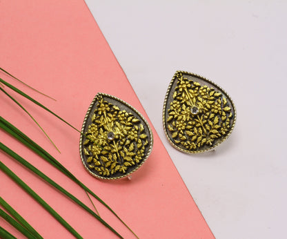 Anantaya - Silver Handcrafted Earring-Earrings-Sangeeta Boochra