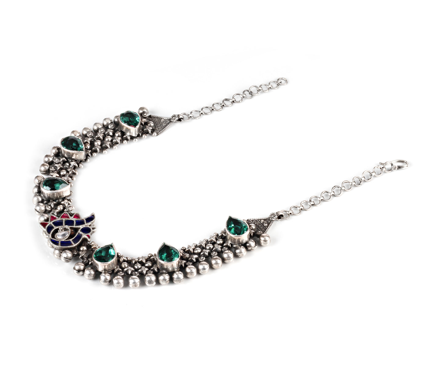 Sangeeta Boochra Silver Necklace