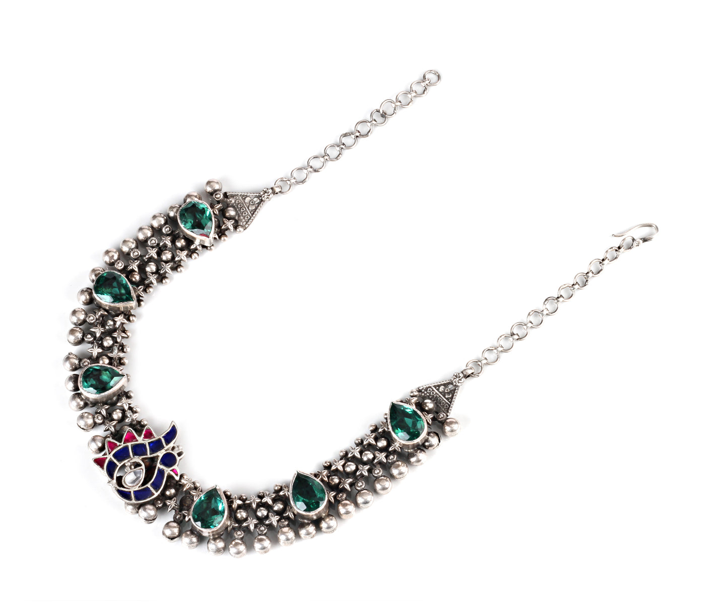 Sangeeta Boochra Silver Necklace