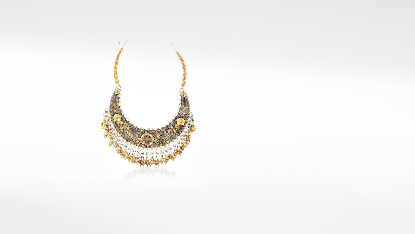 Sangeeta Boochra Silver Necklace