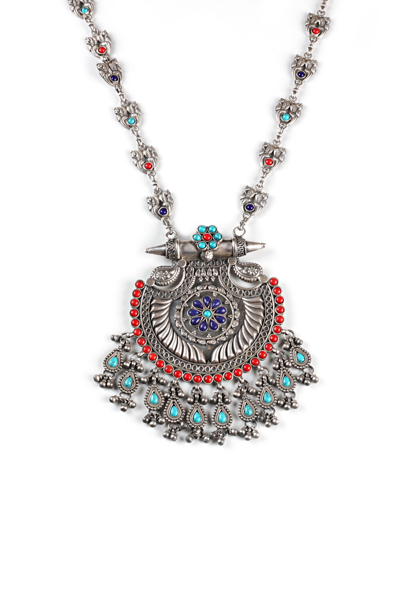 Sangeeta Boochra Silver Necklace-Necklace-Sangeeta Boochra