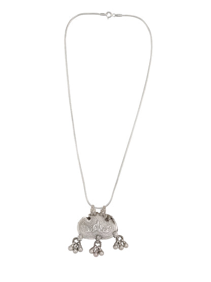 Sangeeta Boochra Tribal Silver Necklace-Necklace-Sangeeta Boochra