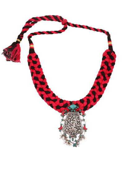 Sangeeta Boochra Silver Necklace-Necklace-Sangeeta Boochra