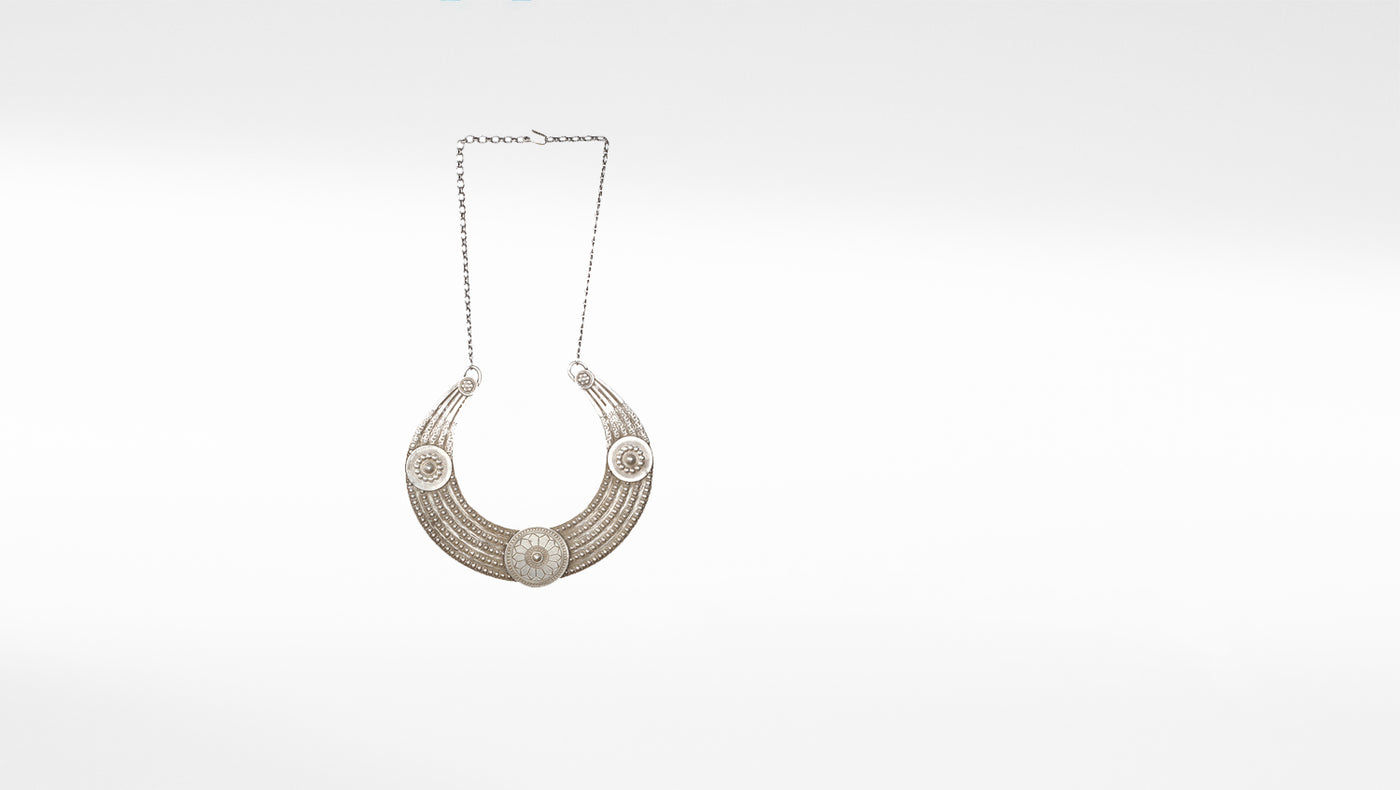 Aasma Silver Necklace