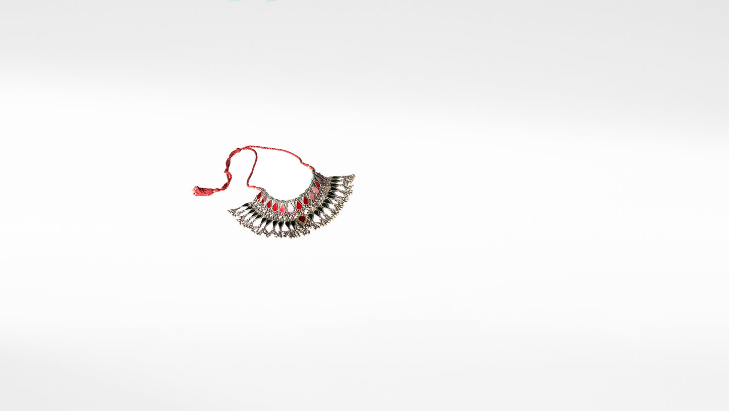 Sangeeta Boochra Tribal Silver Necklace