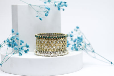 Vividh- Stunning Silver Hena Bracelet