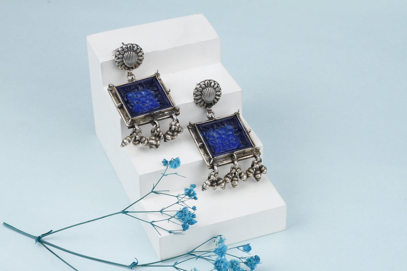 Vividh- Stunning Silver Shaya Earrings