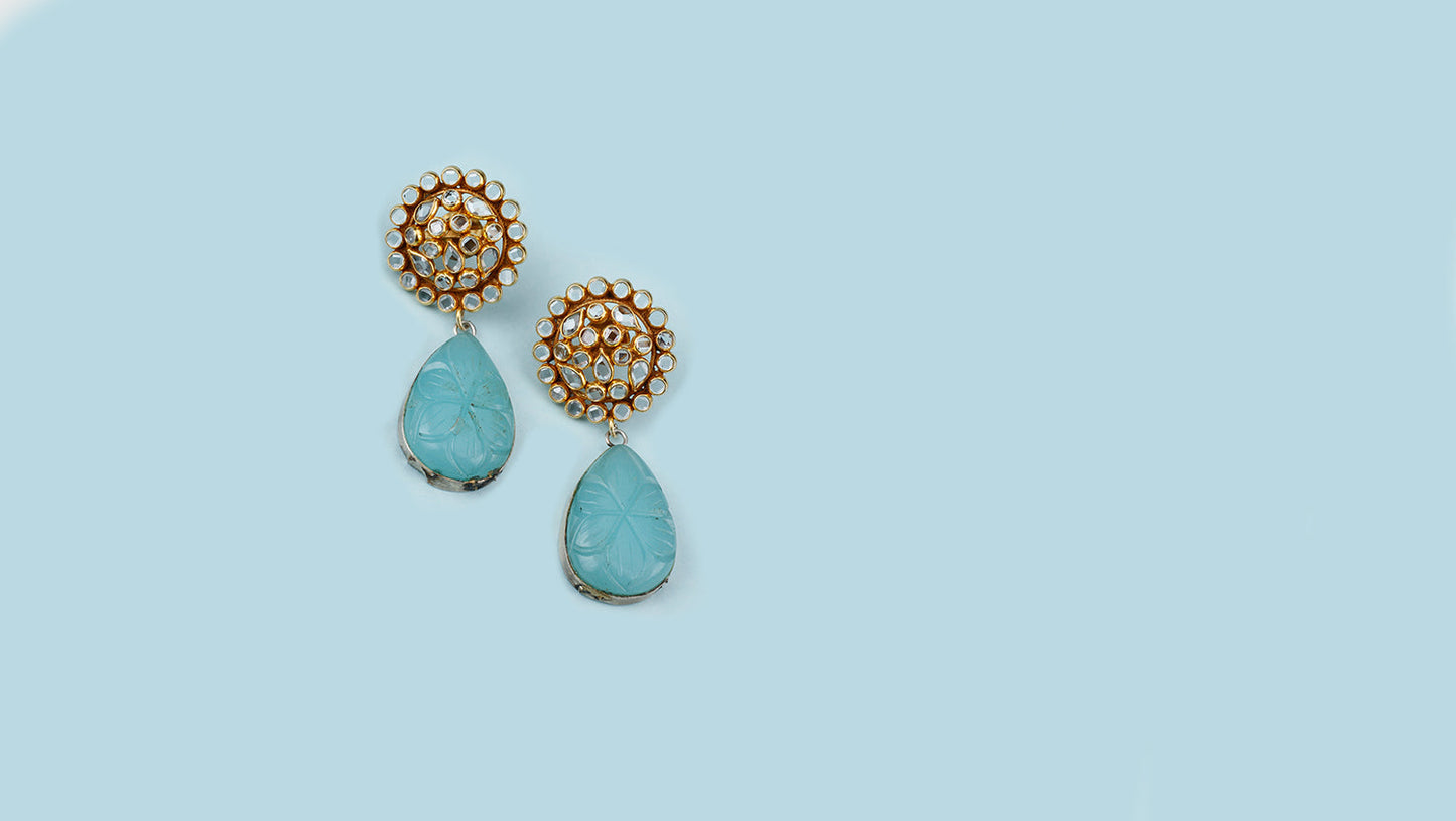 Vividh- Silver Basira Earrings