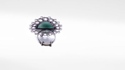 Vividh- Silver Shamsia Adorable Ring