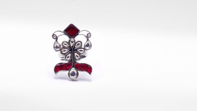 Vividh- Silver Isabella Charming Ring