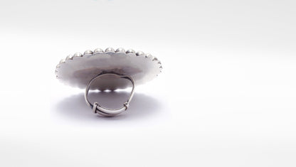 Vividh- Silver Julia Mirror Ring