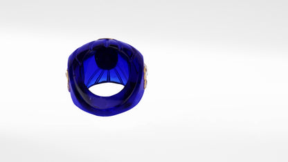 Sangeeta Boochra X Payal Singhal  Yasmin Blue Onyx Stone Ring