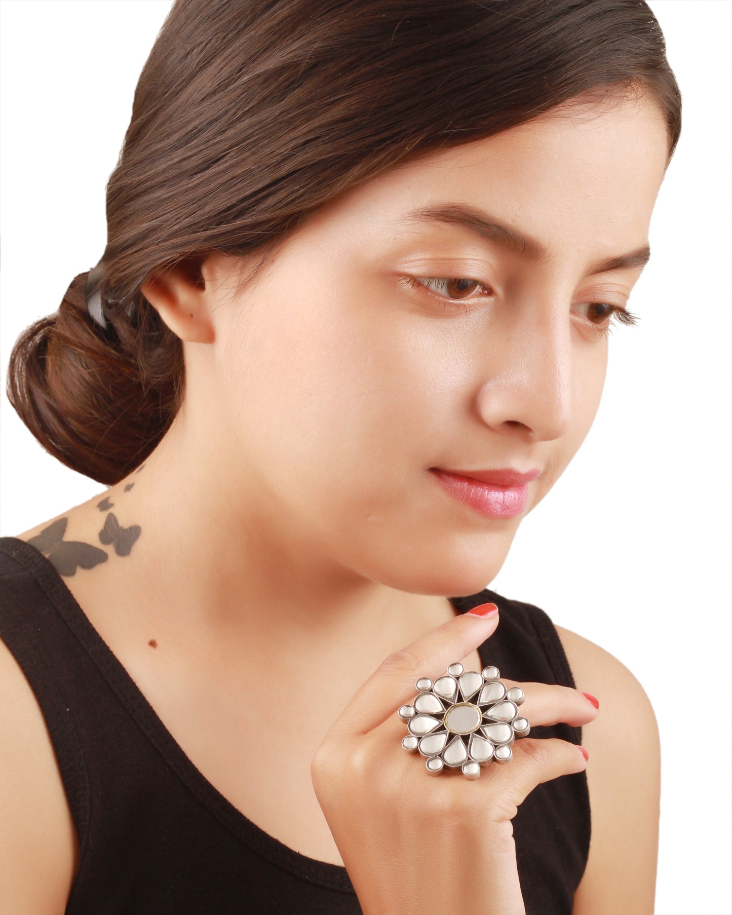 Sangeeta Boochra Silver Ring-Ring-Sangeeta Boochra