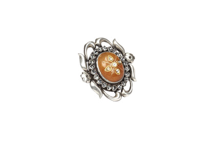 Sangeeta Boochra Silver Motifs Ring-Ring-Sangeeta Boochra