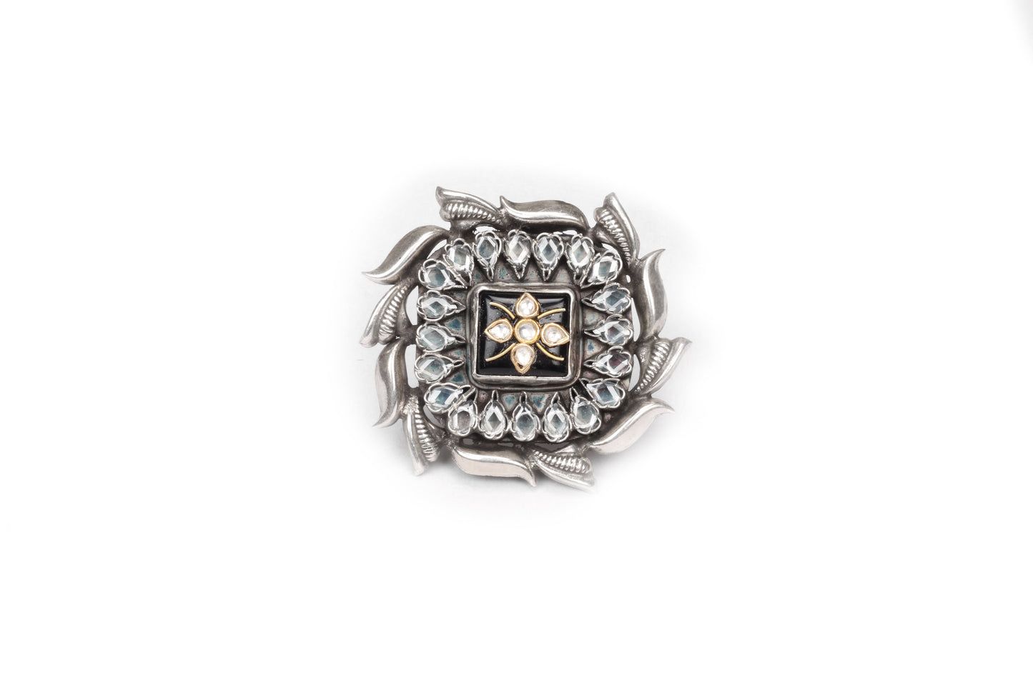 Sangeeta Boochra Silver Onyx Ring-Ring-Sangeeta Boochra