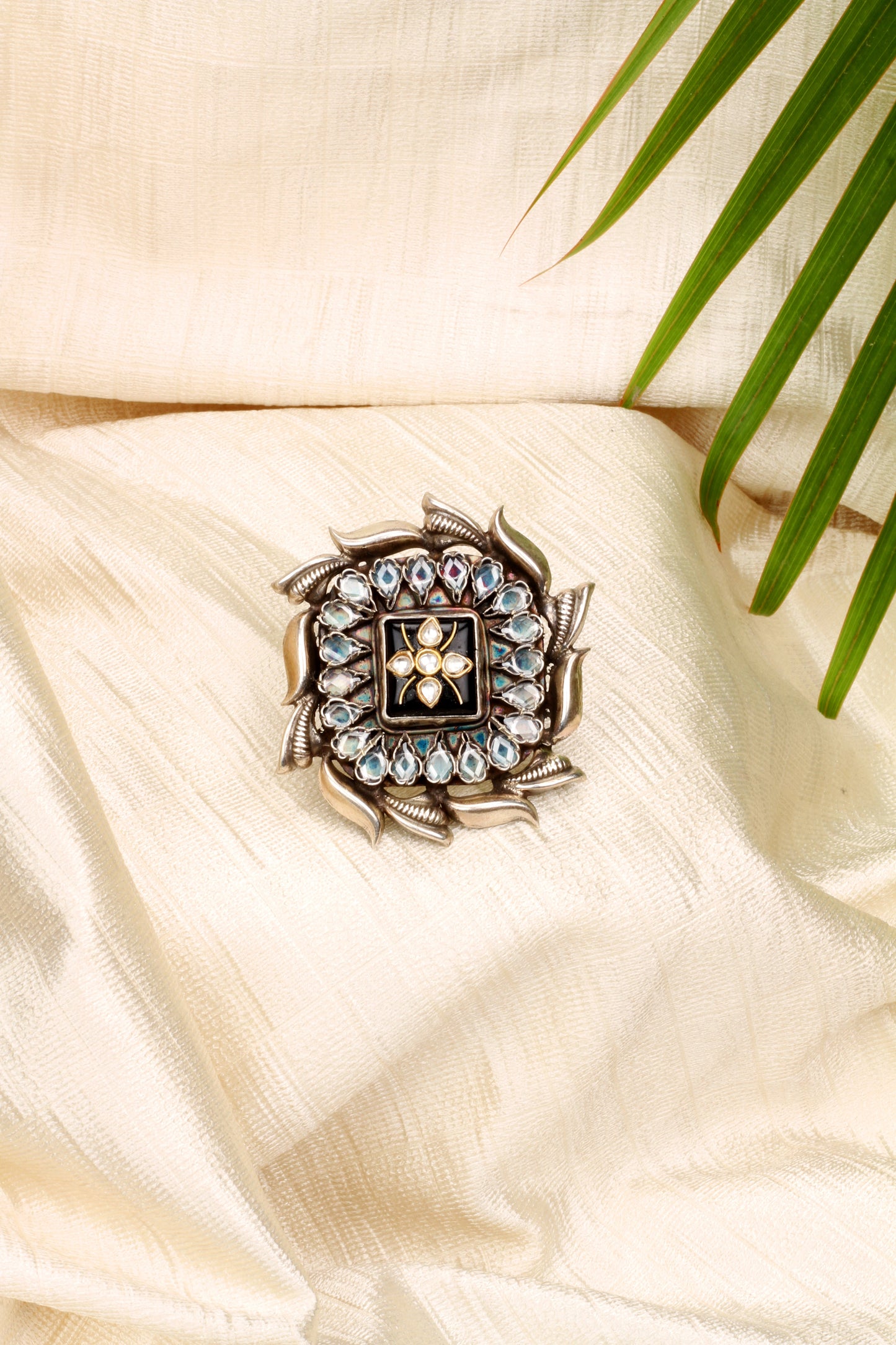 Sangeeta Boochra Silver Onyx Ring-Ring-Sangeeta Boochra