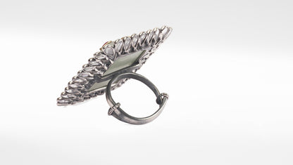 Sangeeta Boochra Silver Ring